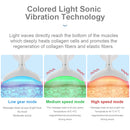 AmazeFan Gesichts-Nackenmassagegerät 3 Farben Led Photonentherapie Lifting Faltenentfernung Schönheitsgerät Reduzieren Doppelkinn HautpflegeTool