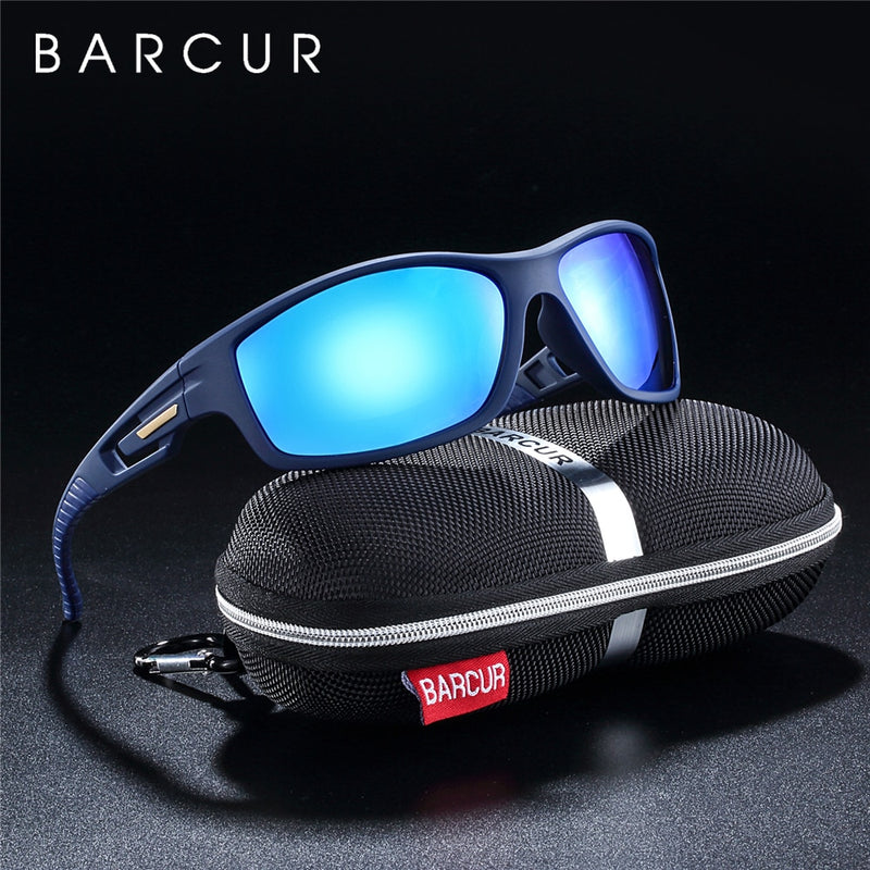 BARCUR Sportsonnenbrille Damen Polarisierte Sonnenbrille Nachtsichtbrille