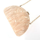 Halbkreis-Acrylmappen-Frauen-Abend-Kupplungen entwerfen Beutel-Shell-Handtaschen-bunte Partei-Hochzeits-Geldbörsen geben Verschiffen-Großverkauf frei