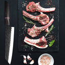 XITUO High Carbon Steel Chef Knife Kiritsuke 440C Steel Hand Forged Anti-stick Cleaver Kitchen Knife Cooking Knife Ebony Handle