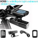 XOSS Fahrradcomputer G+ Wireless GPS Tacho wasserdicht Rennrad MTB Fahrrad Bluetooth ANT+ mit Trittfrequenz Fahrradcomputer