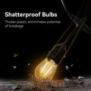 IP65 15M 15Bulbs S14 LED-Schnur-Licht Kommerzielle wetterfeste LED-Patio-Schnur 2W E27-Birnen-Feiertags-Girlanden-Garten-Hochzeits-Lichter