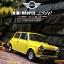 welly 1:24  Mini Cooper 1300 car alloy car model simulation car decoration collection gift toy Die casting model boy