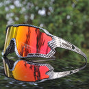 2019 Brandneue polarisierte Fahrradbrille Mountainbike Fahrradbrille Outdoor Sports Fahrradbrille Sonnenbrille UV400 4 Linse