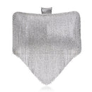 GLOIG Fashion Damen Quaste Abendtaschen Diamanten Perlen Clutch Hochzeit Geldbörse Schulter Party Laedes Case Geldbörse