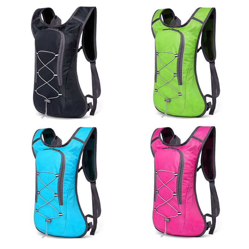 Breathable Ultralight Bicycle Backpack Running Vest Bag Cycling Marathon Portable Hydration Pack Bag option 3L Water Bladder