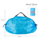 MABULA Mini wiederverwendbare, kompakte Einkaufstaschen, leichte, faltbare Einkaufstasche, wasserdichte, umweltfreundliche Umhängetasche