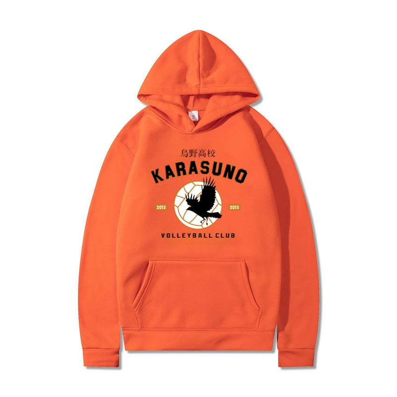 Men&#39;&#39;s Hoodies  Cartoon Haikyuu Funny Japanese Anime Streetwear Harajuku Karasuno Fly High Graphic Sweatshirts Men Women Hoodie