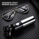 USB wiederaufladbarer Elektrorasierer Herren Bartschneider Wasserdichter 3D-Kopf trocken nass LED-Display Rasierer waschbar Rasiermaschine für