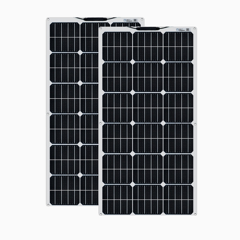 XINPUGUANG 2pcs 18v 100 WATT flexibles Solarpanel-Modul 200W mit Controller für 12V 24V Batterie Auto RV Heimaufladung