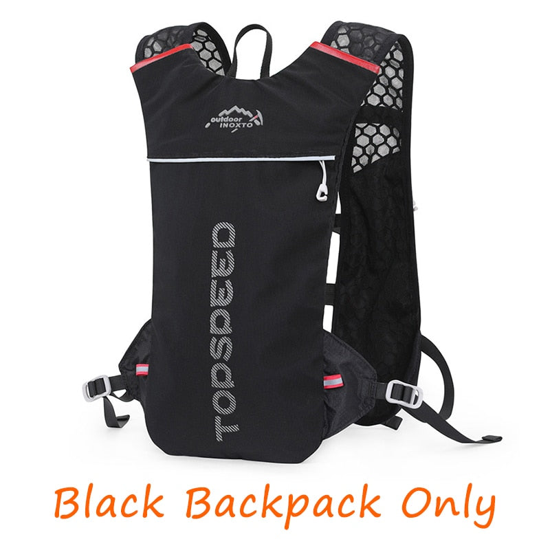 Bolsa ultraligera para correr, mochila de hidratación para ciclismo, chaleco deportivo para correr al aire libre para hombres y mujeres, vejiga de agua de 1,5 l