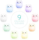 Eule Nachtlicht Fernbedienung Berührungssensor Dimmbarer Timer Wiederaufladbare LED-Leuchten Nachttischlampe für Kinder Kinder Baby