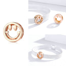 WOSTU 925 Sterlingsilber-Kreis-Charme-runder CZ-Korn-Korn-Klipp passte ursprüngliches Reflexions-Charme-Armband-Schmuck-Zubehör CQX101