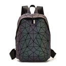 2022 neue Leucht Rucksack Schule Frauen Männer Set Rucksack Weibliche Gitter Rucksack Holographische Umhängetaschen Geldbörse mochila sac