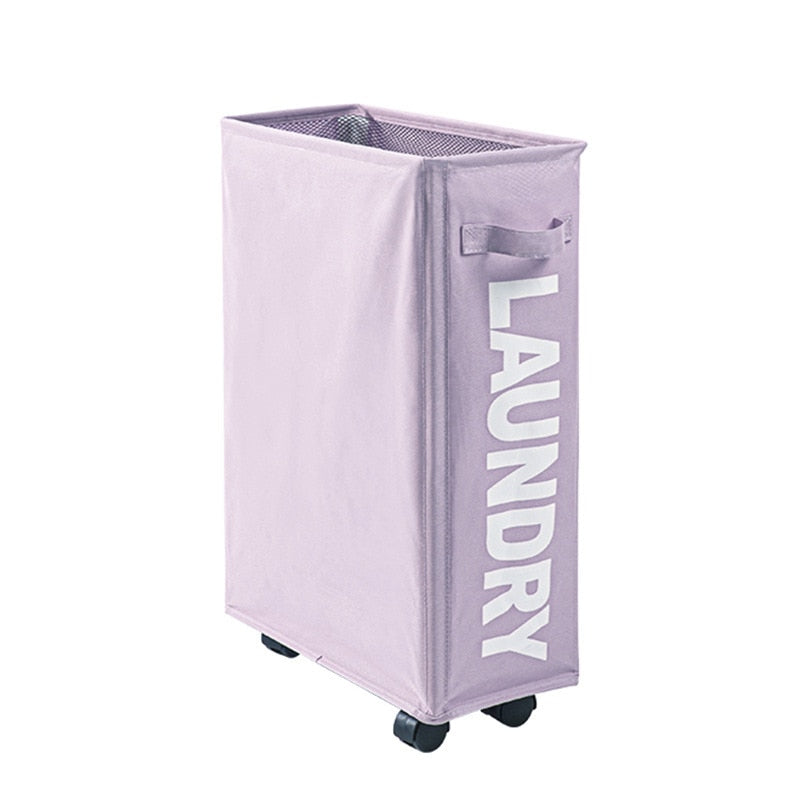Household Rolling Laundry Hamper with Wheels Collapsible Laundry Basket Mesh Liner Waterproof Durable Laundry Bag organizer