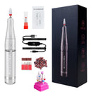 35000 RPM Nagelbohrmaschine Wiederaufladbare tragbare elektrische Nagelpoliermaschine mit Fräser Nagelwerkzeuge für die Maniküre