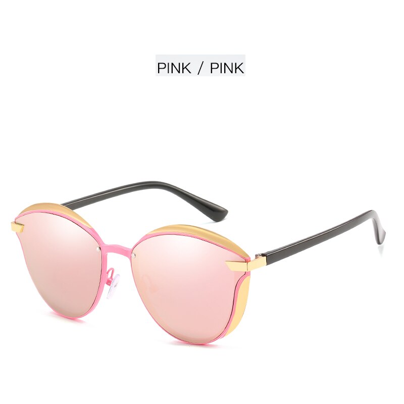 Gafas de sol polarizadas de lujo Ravenisa, gafas de sol redondas para mujer, luneta de sol para mujer