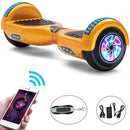 Hoverboard 6,5-Zoll-Bluetooth-Lautsprecher, selbstausgleichender Elektroroller, LED-Leuchten, intelligenter zweirädriger Hoverboard-Schlüssel für Kindergeschenk