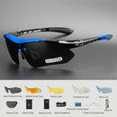 Comaxsun Professionelle polarisierte Fahrradbrille Fahrradbrille Outdoor Sports Fahrrad Sonnenbrille UV 400 mit 5 Linsen TR90 2 Style