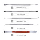 1 Set Wachsschnitzwerkzeug Edelstahl Dentalskulptur Instrument Vielseitiges Kit für Dentallaborgeräte mit PU-Halter