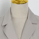 TWOTWINSTYLE Rückenfreier Minimalistischer Blazer Für Frauen Gekerbte Langarm-beiläufige Solide Lange Blazer Weibliche Mode Neue Kleidung 2021