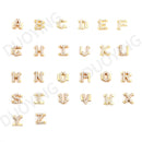 Duoying DIY Slider Charms Armreifen Benutzerdefinierte Namensarmbänder Armreif Zirkonia Buchstaben Geburt Sternzeichen Personalisierte Armreifen Namensarmbänder