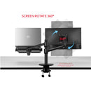 OL-3L Aluminium Multifunktions 10"-17" Ergonomie Schreibtisch Laptop Ständer 32" Monitor Desktop Halter Computer voll beweglich mit Säulenstange