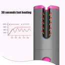 Lockenwickler Kabelloser Automatischer Lockenwickler Eisen USB Wiederaufladbares LCD-Display Drahtlose Keramik Rotierender Lockenstab Haarwerkzeuge