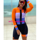 Mono de ciclismo XAMA Pro para mujer, mono de manga larga para bicicleta, mono MTB, ropa de ciclismo, Jersey indefinido