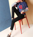 Super warme, dünne Lammwoll-Jeans für Damen plus samthohe Taillen-Denim-Hosen koreanische Mode verdicken Bleistift Vaqueros Pantalones