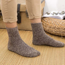 Wintersocken aus Merinowolle für Herren, super dick, warm, hochwertig, Harajuku, Retro-Schnee, lässig, Frostschutzsocken, 5 Paar