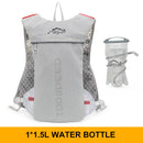 INOXTO Trailrunning-ultraleichter 5-Liter-Rucksack, Lauf-Trinkweste, Marathon, Fahrrad 1,5-Liter-2-Liter-Wasserbeutel