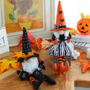Neue Halloween Gesichtslose Puppe Kreative Lange Beine Zwerg Hexenhut Puppe Home Halloween Desktop Dekoration Ornamente