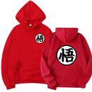 Neuester japanischer Anime Hoodie Cosplay Saiyan Son Harajuku Goku Tasche mit Kapuze Sweatshirts Hoodies Männer / Frauen