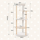 Cat Tree House Condo Cat's Activity Center mit Double Condo Indoor Soft Barch Fully Wrapped Scratching Sisal Post rascador gato