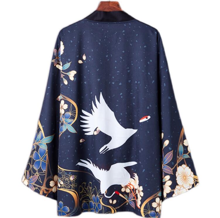 2020 Mode Herbst Mantel Japanischen Kimono Strickjacke Anime Kimono Haori Für Frau Mann Lose Student Langarm Oberbekleidung