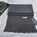 VISROVER neue 32 Farben Frau Winterschal Mode weibliche Schals Kaschmir handfeeling Winter Wraps einfarbig Winter Hijab Schal