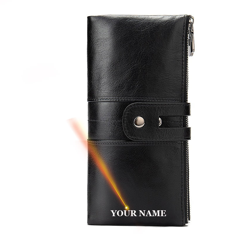 WESTAL Women&#39;s Wallet Luxury Genuine Leather Female Wallet Women&#39;s Purse Leather Womens Purses Coins and Card Wallets Clutch Bag