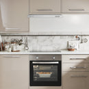 CIARRA 60 cm Visier Dunstabzugshaube Unterschrankhauben Edelstahl Wandmontage Küchenabzugsventilator [Energieklasse C]