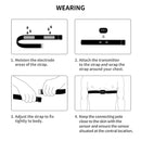 XOSS X1 Brustgurt Herzfrequenzsensor Monitor Bluetooth ANT+ Wireless Health Fitness Smart Fahrradsensor