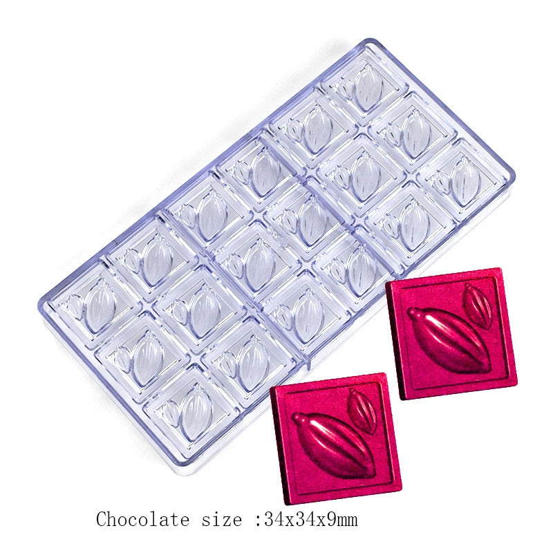 3D Polycarbonate Chocolate Mold Sphere Chocolate Bomb Tools Cake Confectionery Mold for Chocolates Bar Mould Bakery Baking Tools