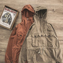 Batik Wash Multi Pocket Tooling Hoodie Coat Outdoor Trekking Wandern Kampfsport Klettern Camping Jagd Battle Military Jacke