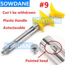 Jeringa INTRALIGAMENTAL de acero inoxidable Dental, estilo de pluma, aspiración, 1,8 ML, instrumento quirúrgico Dental, herramienta de inyector Dental