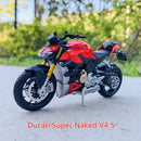Maisto 1:18 16 Arten Ducati Panigale v4 sc weiße ursprüngliche genehmigte Simulationslegierungsmotorradmodell-Spielzeugauto-Geschenksammlung