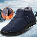 Damen Stiefel Plüsch Slip On Damen Stiefeletten Waterpoor Winter Freizeitschuhe Für Damen 2021 Schneestiefel Damenschuhe Plus Größe