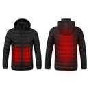 Hochwertige beheizbare Jacken Weste Daunen Baumwolle Herren Damen Outdoor Mantel USB elektrische Heizung Kapuzenjacken warmer Winter ThermalCoat