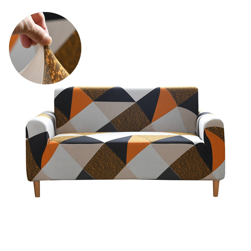 YANYANGTIAN  Plaid Sofa Cover Elastic Sofa Covers for Living Room Printed Couch Cover Sectional Sofa Cover Stretch Slipcover