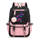 TikTok Rucksack Leuchtende Schultaschen für Teenager Jungen Mädchen Laptop Rucksack Große Kapazität Reise Mochila Escolar