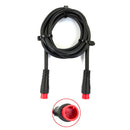 Julet 9mm Basisstecker 2 3 4 5 6Pin Kabel Wasserdichter Stecker für Ebike Bafang Display Pin Optionales Kabel Ebike Zubehör