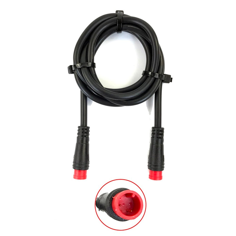 Julet 9mm Base Connector 2 3 4 5 6Pin Cable Waterproof Connector For Ebike Bafang Display Pin Optional Cable Ebike Accessories